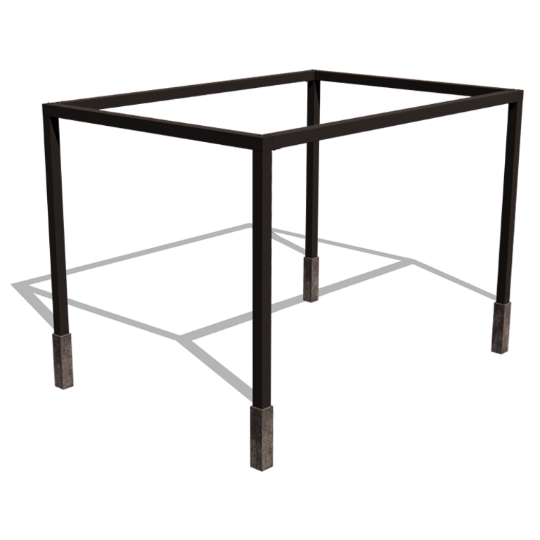 Pergola aus Stahl - Rechteckig - 424 x 300 x 230 cm