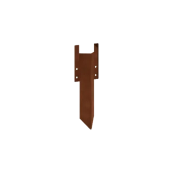 Cortenstahl Erdspieß - Höhe Rasenkante 12 / 15 cm
