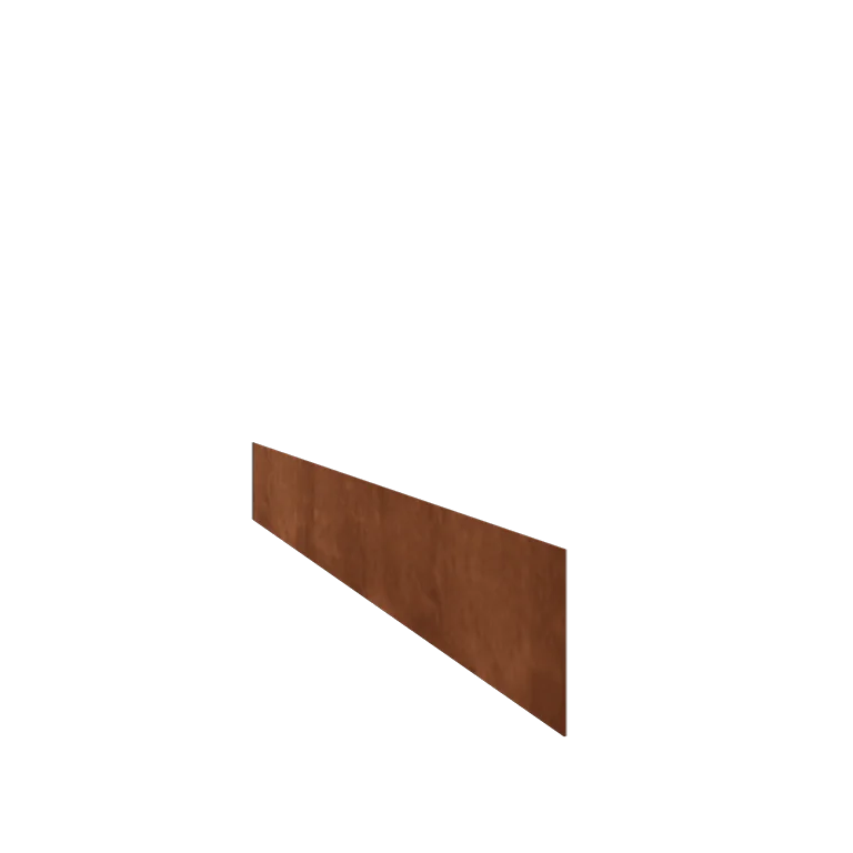Cortenstahl Rasenkante - Gerade - Höhe 15 cm - 150 cm