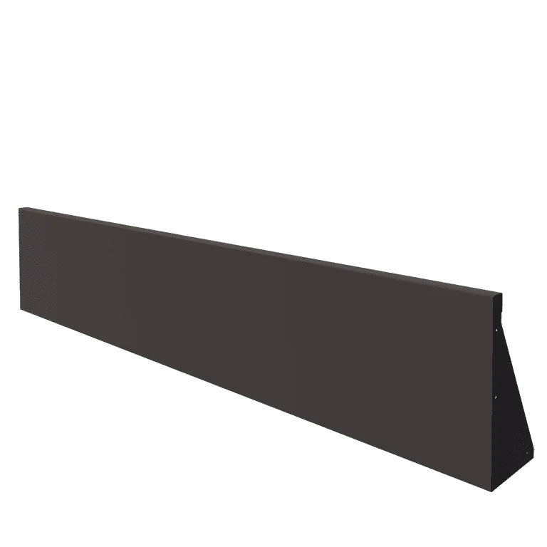 Stützmauer aus Stahl - Gerade - 200 x 40 cm - Andere RAL farbe