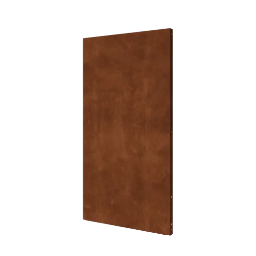Cortenstahl Sichtschutz Paneel - Basis - 100 x 6 x 190 cm