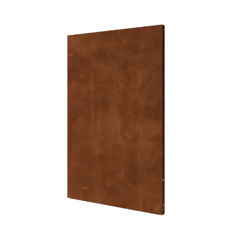 Cortenstahl Sichtschutz Paneel - Basis - 120 x 6 x 190 cm