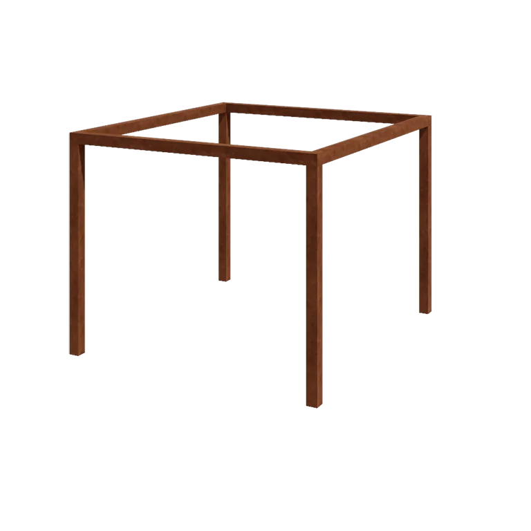 Cortenstahl Pergola - Viereckig - 324 x 300 x 230 cm - Ohne Betonsockel