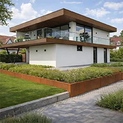 Stützmauern für Höhenunterschiede und eine klare Gartengestaltung