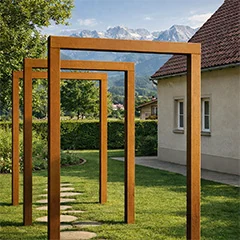Pergolen aus Stahl für Schatten, Atmosphäre und einen modernen Außenbereich